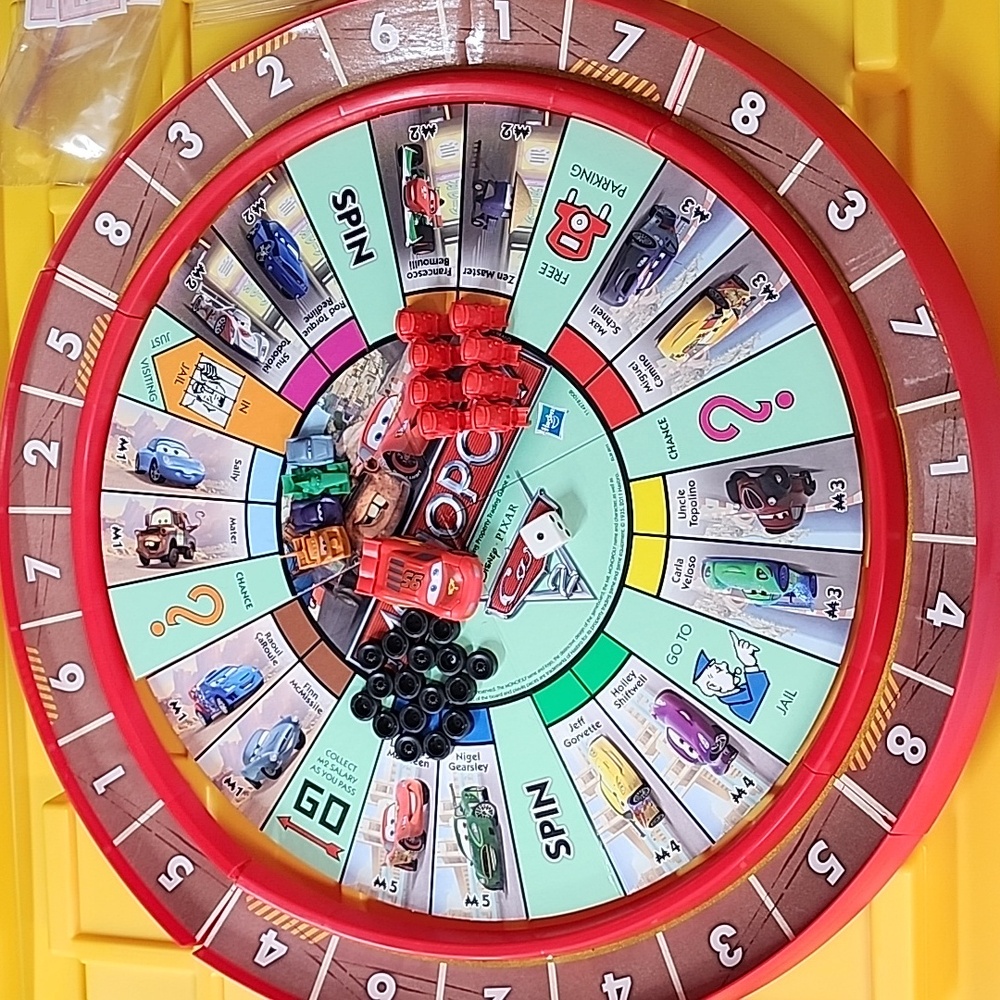 Disney Pixar Cars 2 Monopoly Game - Picture 4 of 6